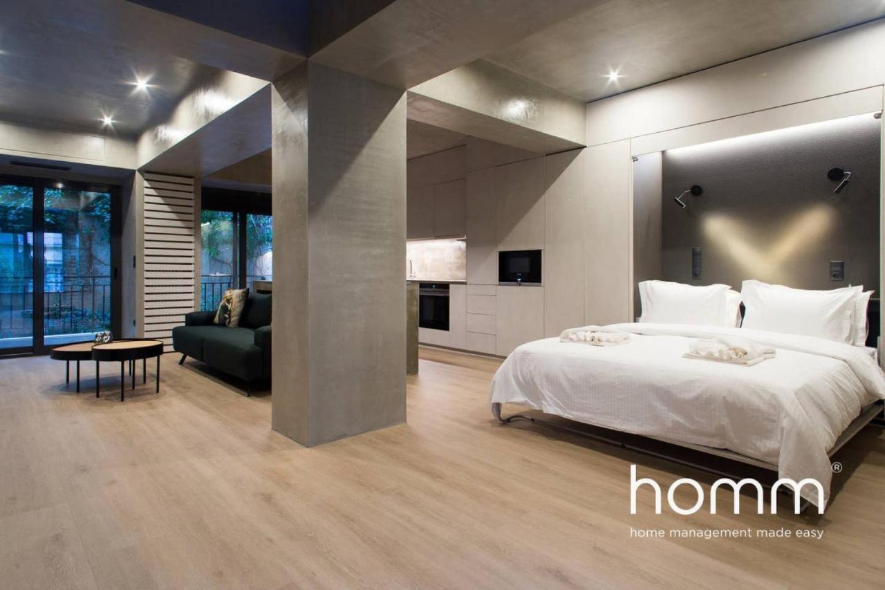 Unique Urban Homm Studio In Piraeus, Alkiviadou Apartamento Exterior foto