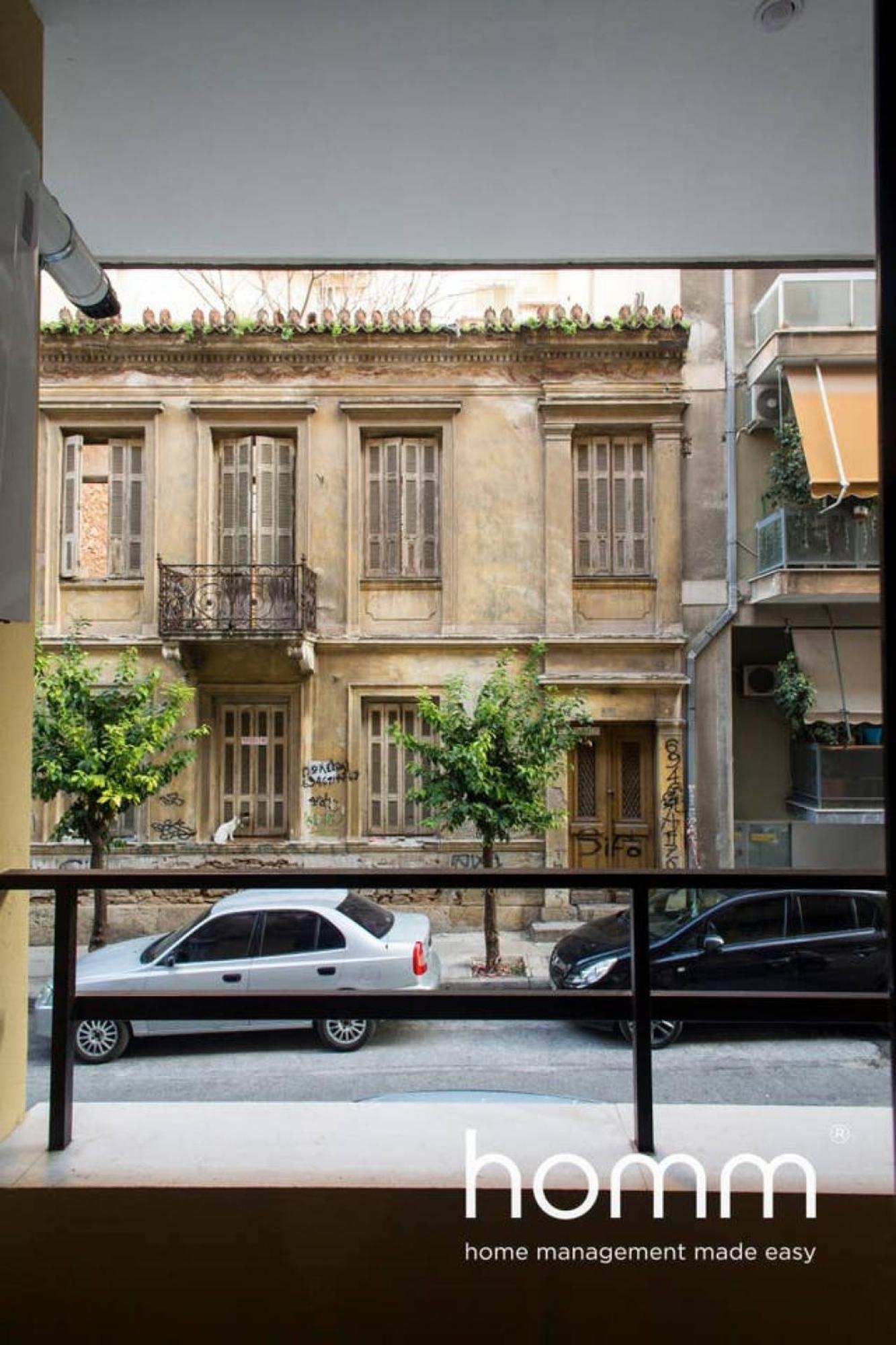 Unique Urban Homm Studio In Piraeus, Alkiviadou Apartamento Exterior foto